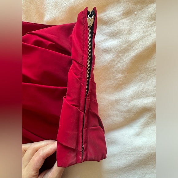 Alexander Wang One-Shoulder Cropped Draped Coated Poplin Top Size 0 NEW - Picture 5 of 5